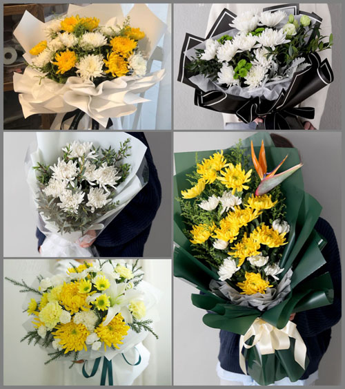 湖北黄冈市英山县方家咀乡向垅垸村白事花束代送